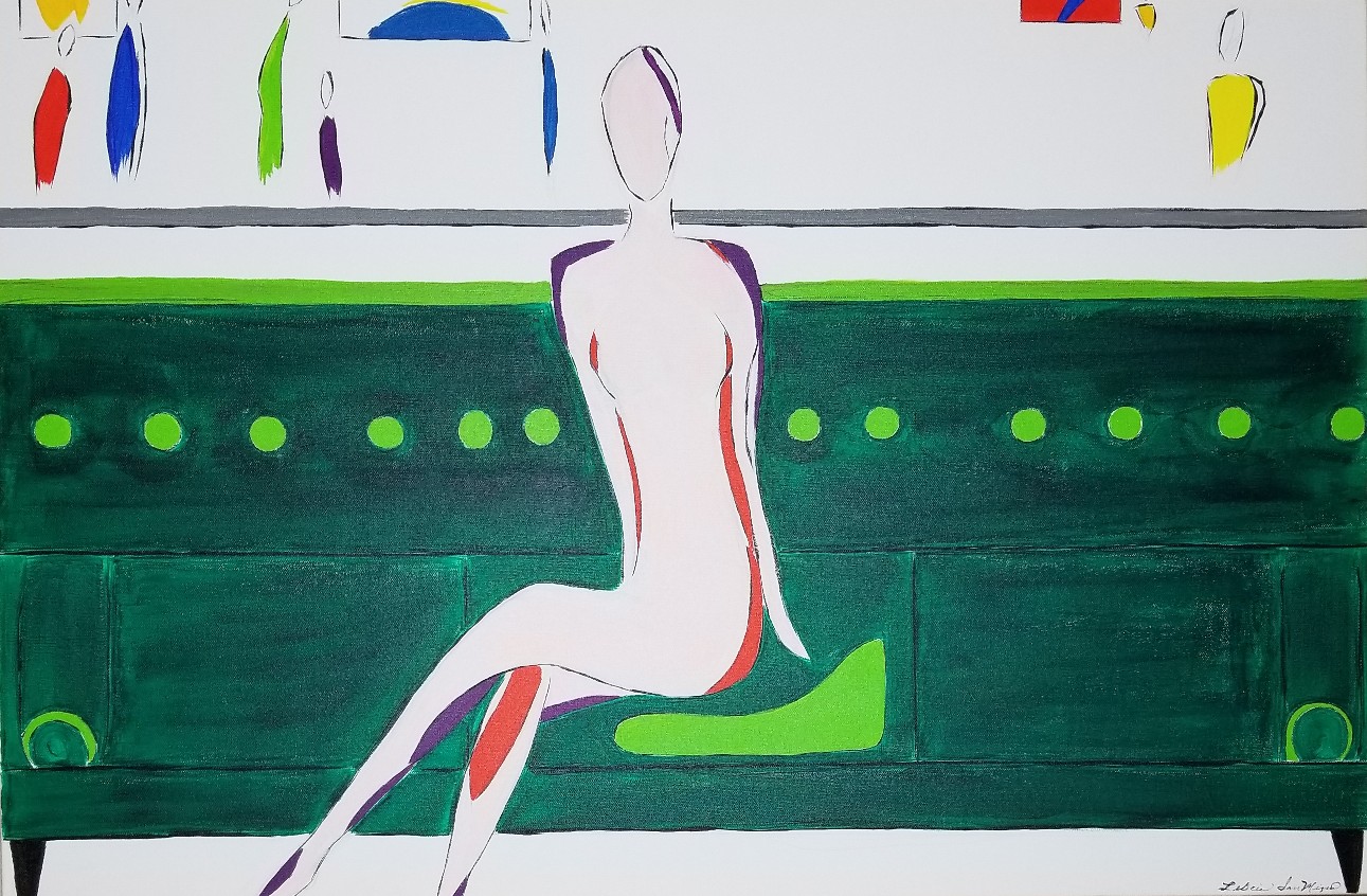 Artist at Gallery